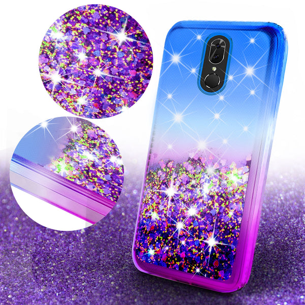 glitter phone case for coolpad legacy - blue/purple gradient - www.coverlabusa.com