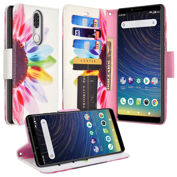 coolpad legacy wallet case - vivid sunflower - www.coverlabusa.com