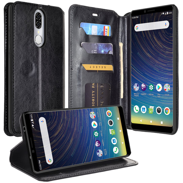 coolpad legacy wallet case - black - www.coverlabusa.com