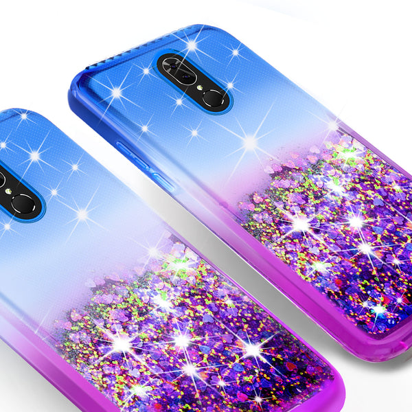glitter phone case for coolpad legacy - blue/purple gradient - www.coverlabusa.com
