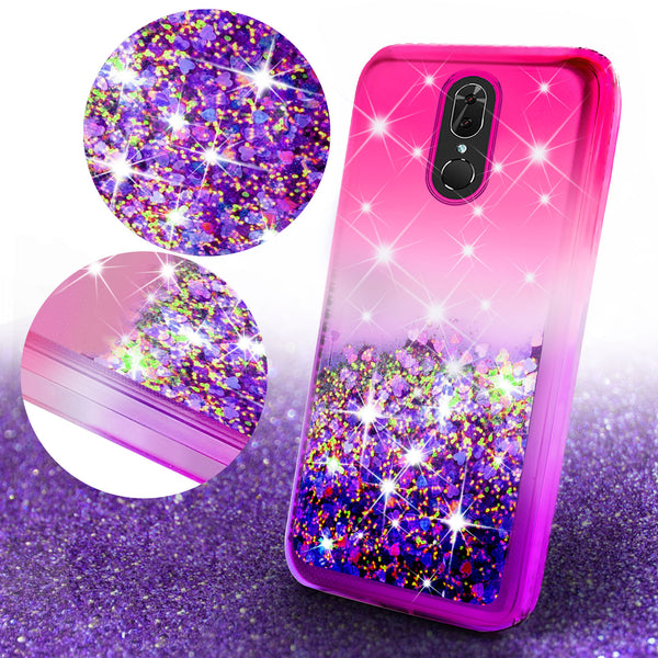 glitter phone case for coolpad legacy - hot pink/purple gradient - www.coverlabusa.com
