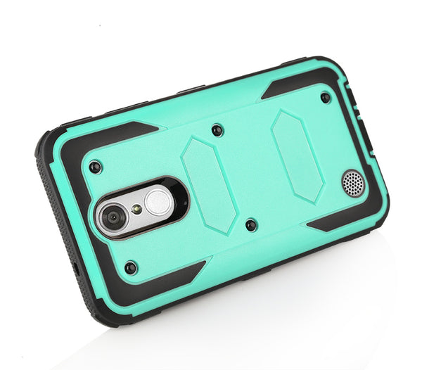 LG ARISTO holster case with screen protector - teal - www.coverlabusa.com