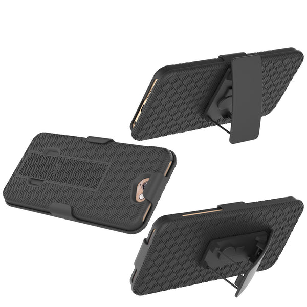 HTC One A9 Case Holster Shell Combo - Black - www.coverlabusa.com