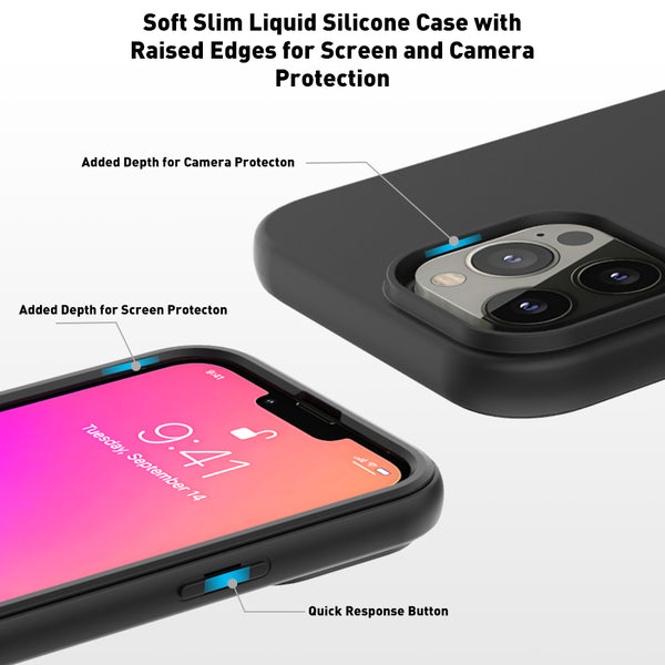 apple iphone 12 pro max full-body tpu case - black - www.coverlabusa.com