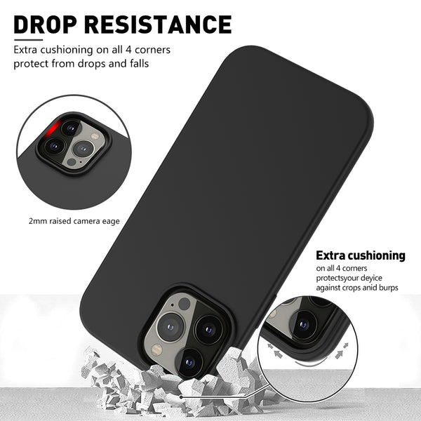 apple iphone 12 pro max full-body tpu case - black - www.coverlabusa.com