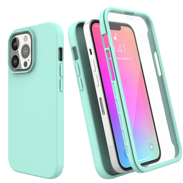 apple iphone 12 full-body tpu case - teal - www.coverlabusa.com