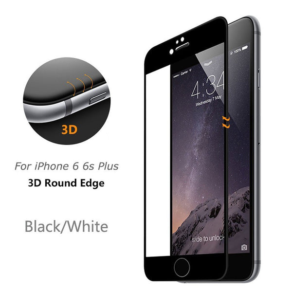 iphone 7 plus screen protector, iphone 7 plus temper glass - black - www.coverlabusa.com