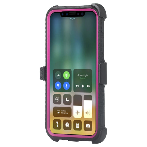 Apple iPhone 11 heavy duty holster case - purple - www.coverlabusa.com