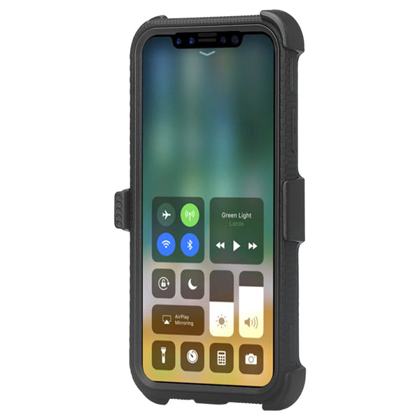 Apple iPhone 11 heavy duty holster case - black - www.coverlabusa.com