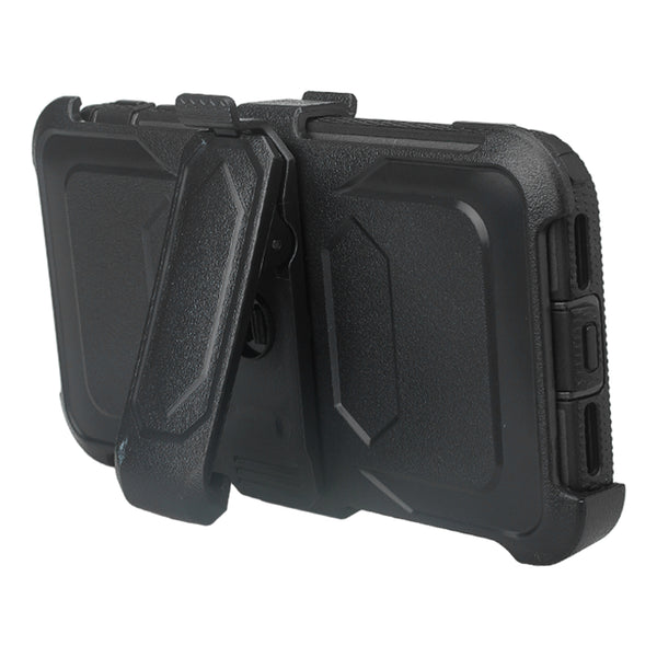 Apple iPhone 11 heavy duty holster case - black - www.coverlabusa.com