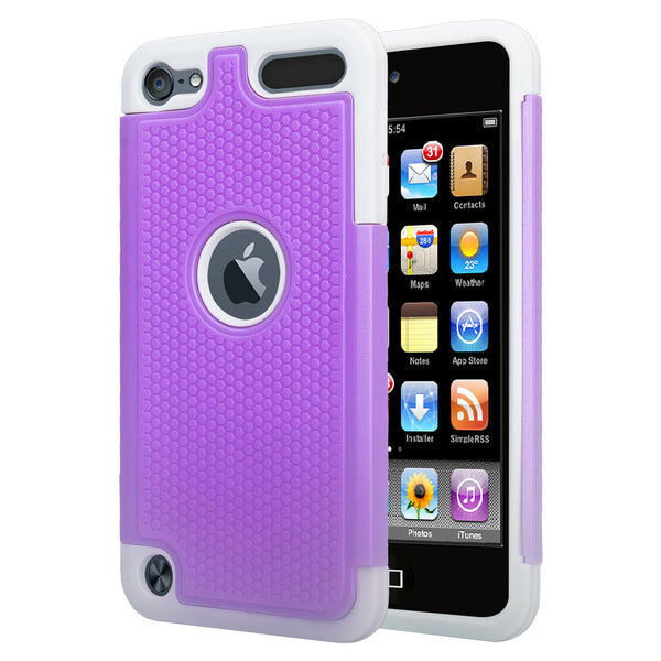 apple ipod touch 5 heavy duty dual layer armored protective hybrid case - www.coverlabusa.com