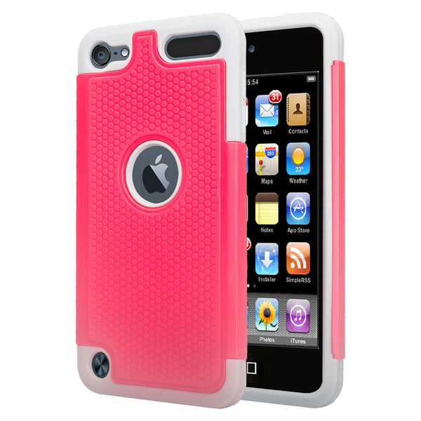 apple ipod touch 5 heavy duty dual layer armored protective hybrid case - www.coverlabusa.com