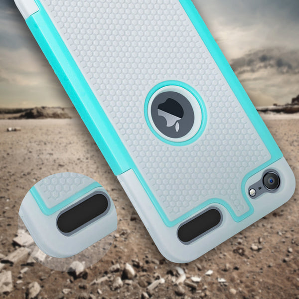 apple ipod touch 5 heavy duty dual layer armored protective hybrid case - www.coverlabusa.com