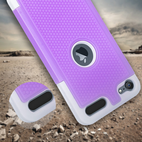 apple ipod touch 5 heavy duty dual layer armored protective hybrid case - www.coverlabusa.com