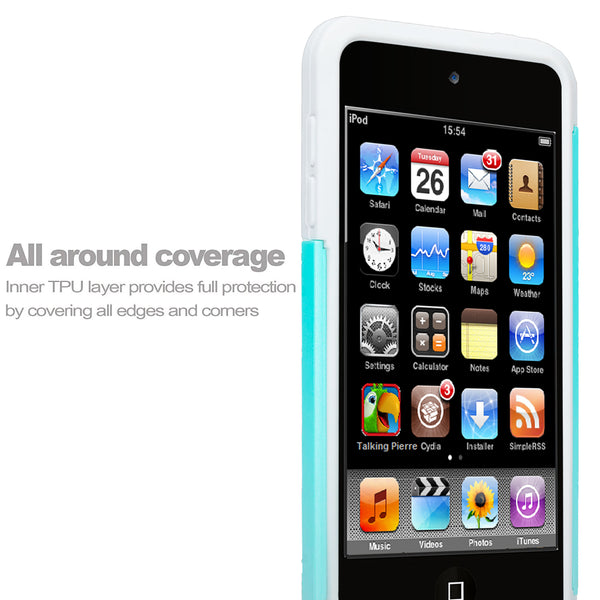 apple ipod touch 5 heavy duty dual layer armored protective hybrid case - www.coverlabusa.com