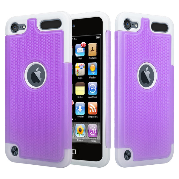 apple ipod touch 5 heavy duty dual layer armored protective hybrid case - www.coverlabusa.com