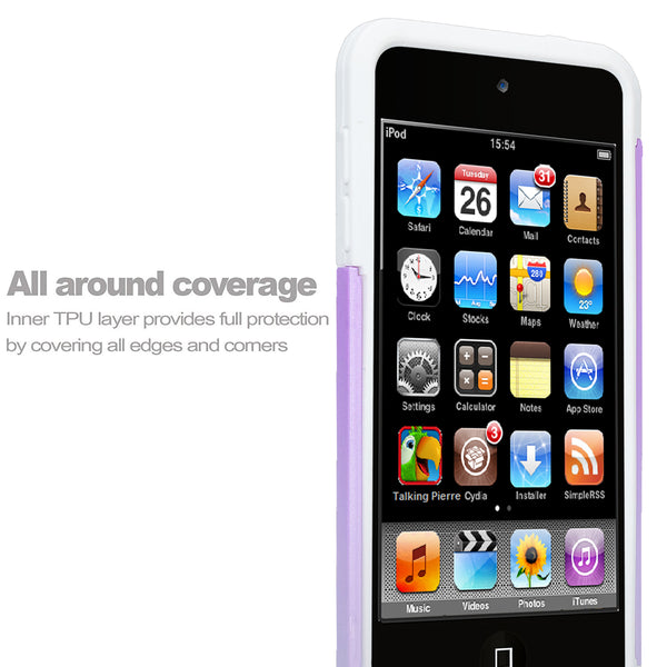 apple ipod touch 5 heavy duty dual layer armored protective hybrid case - www.coverlabusa.com