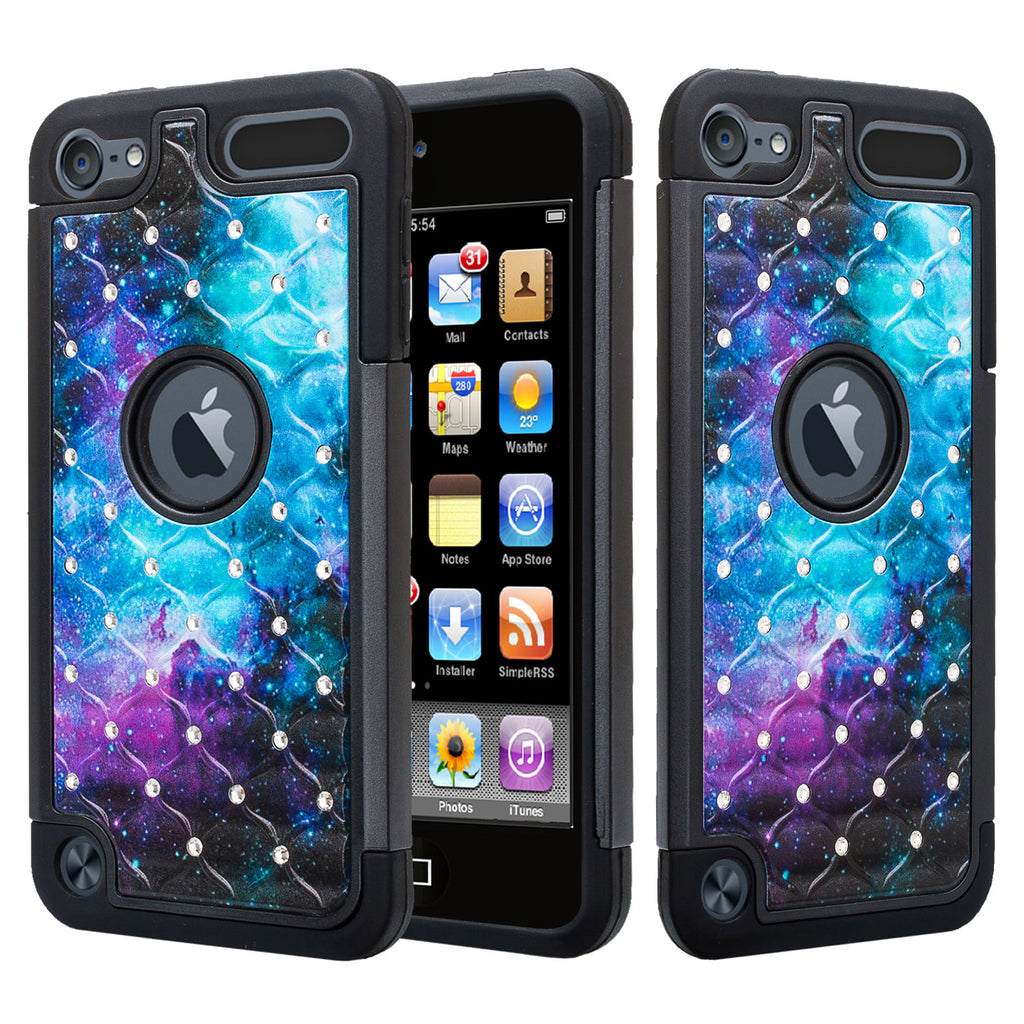 apple ipod touch6 diamond rhinestone case - cosmo - www.coverlabusa.com