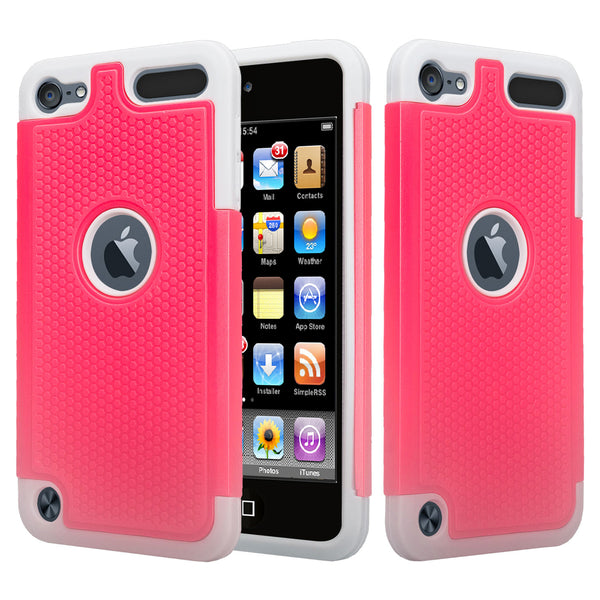 apple ipod touch 5 heavy duty dual layer armored protective hybrid case - www.coverlabusa.com