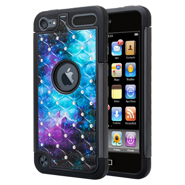 apple ipod touch6 diamond rhinestone case - cosmo - www.coverlabusa.com