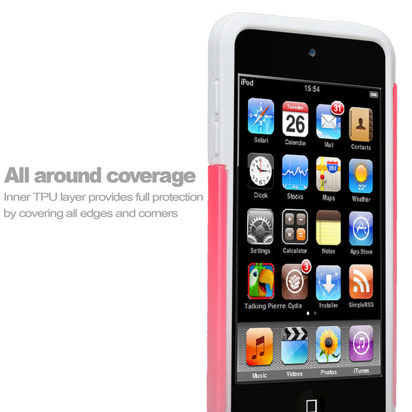apple ipod touch 5 heavy duty dual layer armored protective hybrid case - www.coverlabusa.com