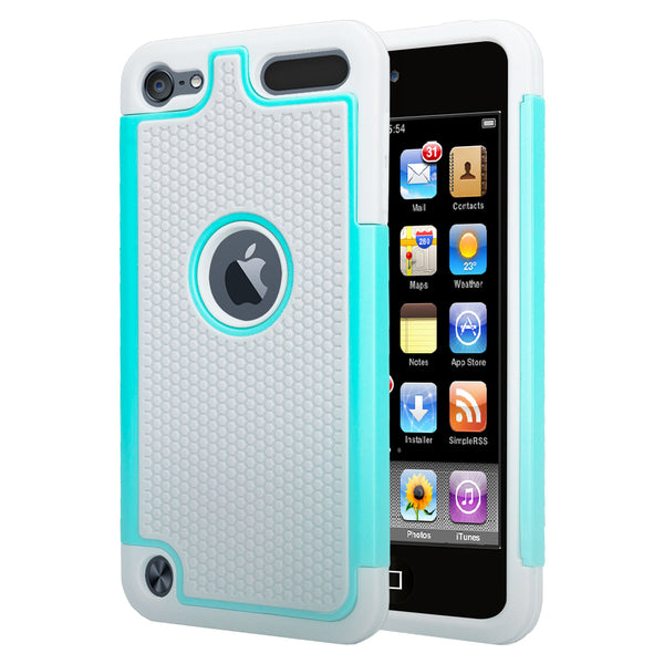 apple ipod touch 5 heavy duty dual layer armored protective hybrid case - www.coverlabusa.com