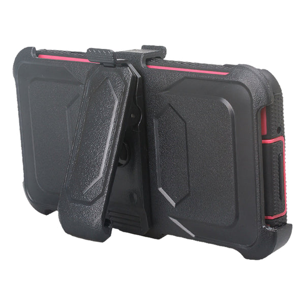 samsung galaxy j3 2018 heavy duty holster case - hot pink - www.coverlabusa.com