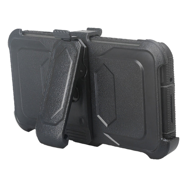 samsung galaxy j3 2018 heavy duty holster case - black - www.coverlabusa.com