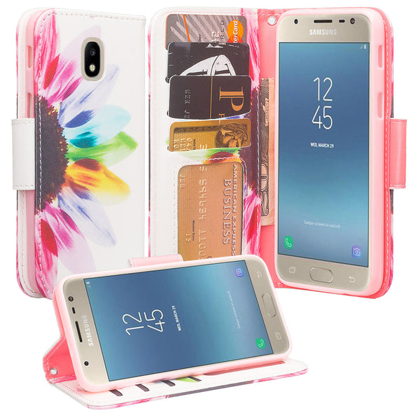 Samsung Galaxy J3 (2018) Wallet Case - vivid sunflower - www.coverlabusa.com