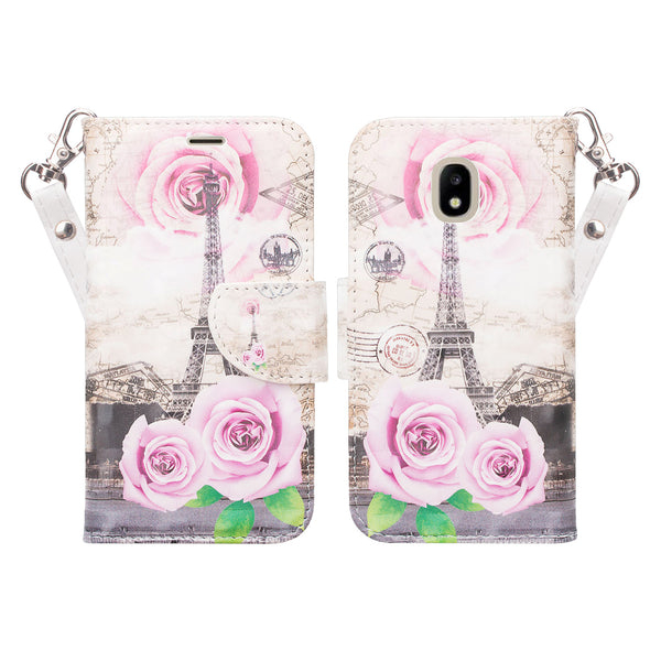 Samsung Galaxy J3 (2018) Wallet Case - paris - www.coverlabusa.com