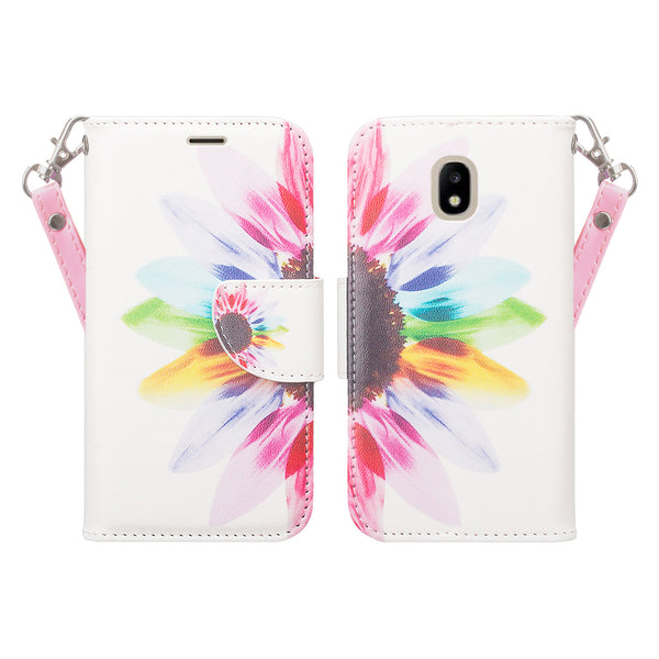 Samsung Galaxy J3 (2018) Wallet Case - vivid sunflower - www.coverlabusa.com