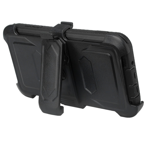 galaxy j7(2017) heavy duty holster case - black - www.coverlabusa.com