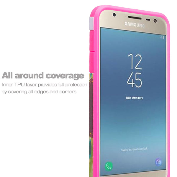 samsung galaxy j3 2018 hybrid case - vivid sunflower - www.coverlabusa.com