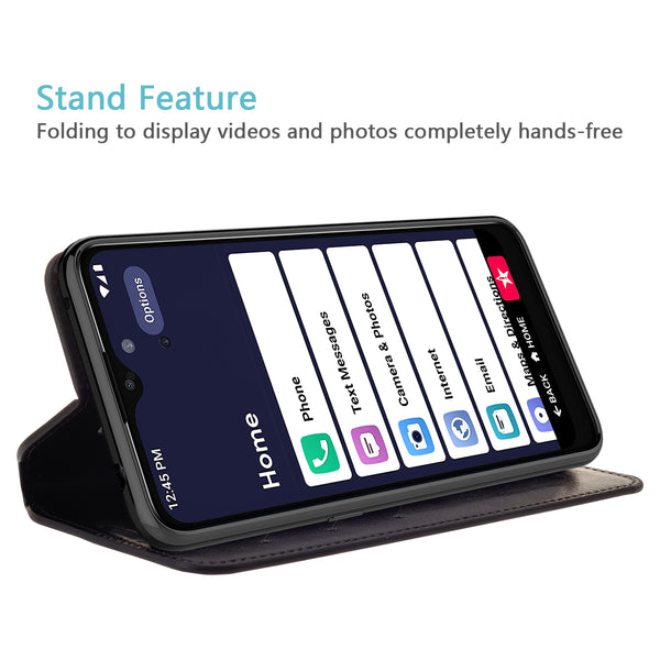 alcatel jitterbug smart 3 wallet case - black - www.coverlabusa.com