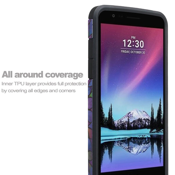 lg aristo 3 hybrid case - rainbow flower - www.coverlabusa.com
