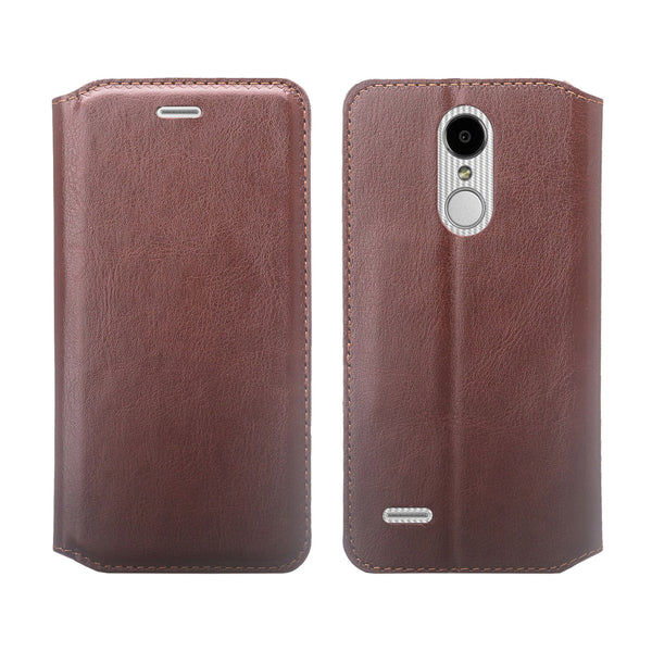 LG Aristo 2 Wallet Case - brown - www.coverlabusa.com