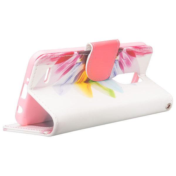 LG Aristo 2 Wallet Case - Vivid Sunflower - www.coverlabusa.com