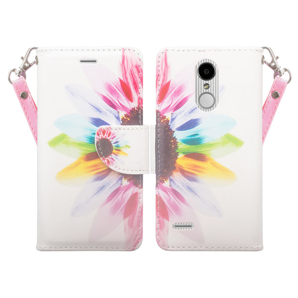 LG Aristo 2 Wallet Case - Vivid Sunflower - www.coverlabusa.com