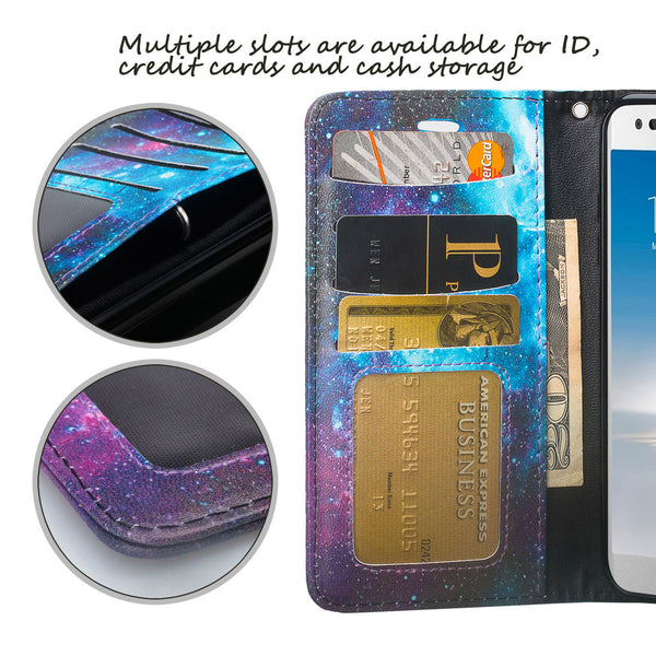 LG Aristo 2 Wallet Case - Cosmos - www.coverlabusa.com