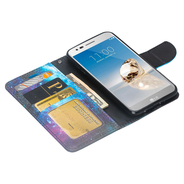 LG Aristo 2 Wallet Case - Cosmos - www.coverlabusa.com