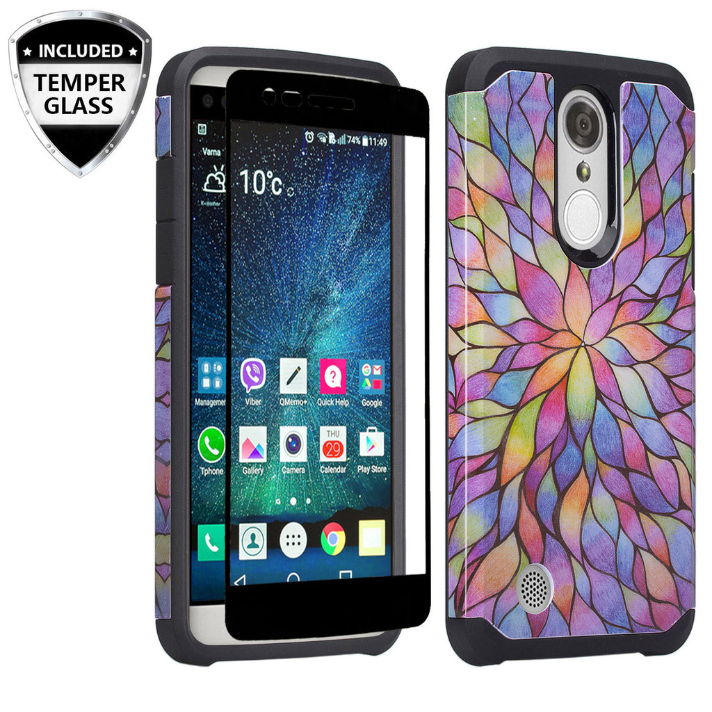 lg aristo hybrid case - rainbow flower - www.coverlabusa.com