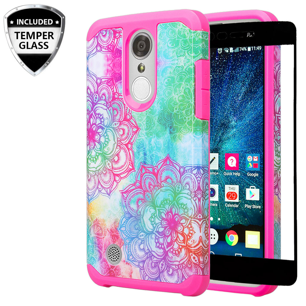 lg aristo case - hybrid teal flower - www.coverlabusa.com