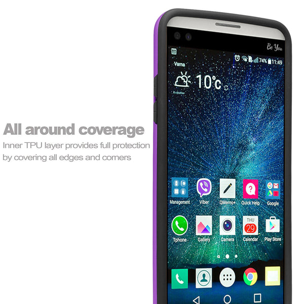 lg aristo case - hybrid brush - purple - www.coverlabusa.com