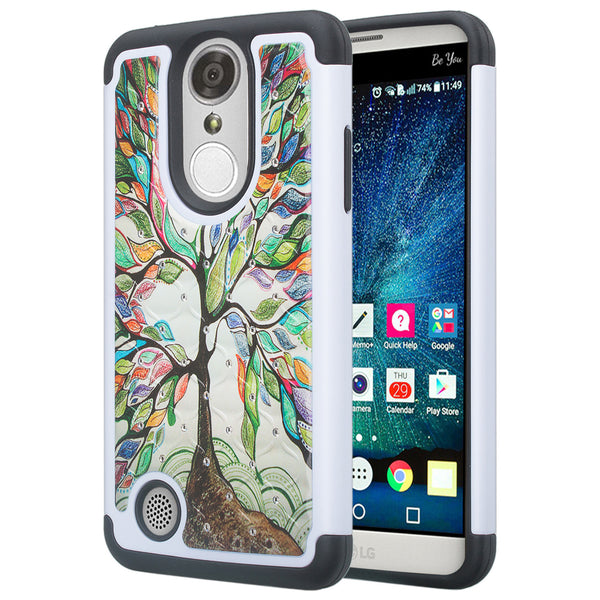 lg aristo case crystal rhinestone - vibrant tree - www.coverlabusa.com