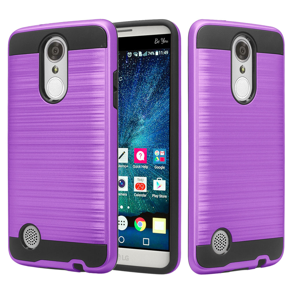 lg aristo 2, lg tribute dynasty metallic brush cases cover - www.coverlabusa.com