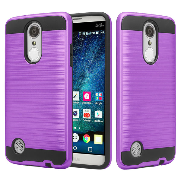 lg aristo 2, lg tribute dynasty metallic brush cases cover - www.coverlabusa.com