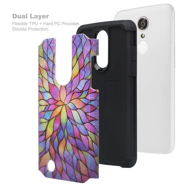 lg aristo hybrid case - rainbow flower - www.coverlabusa.com