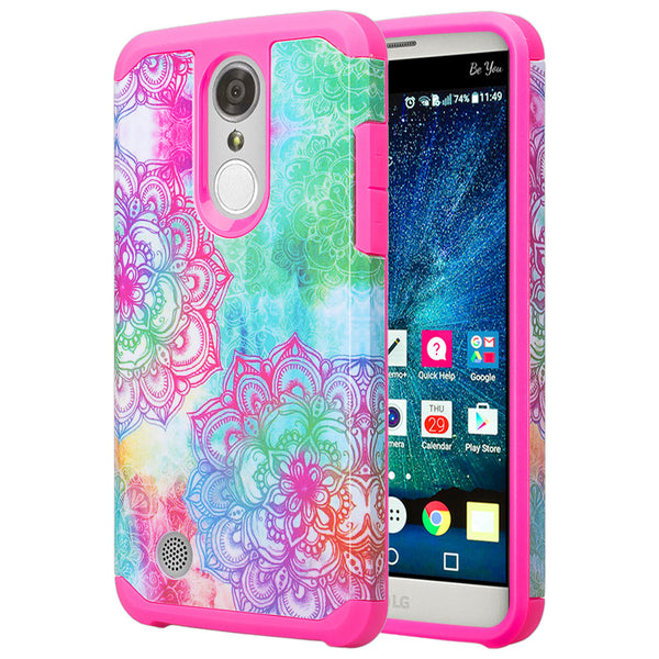 lg aristo case - hybrid teal flower - www.coverlabusa.com