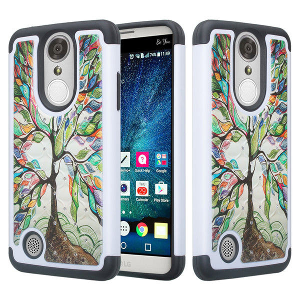 lg aristo case crystal rhinestone - vibrant tree - www.coverlabusa.com