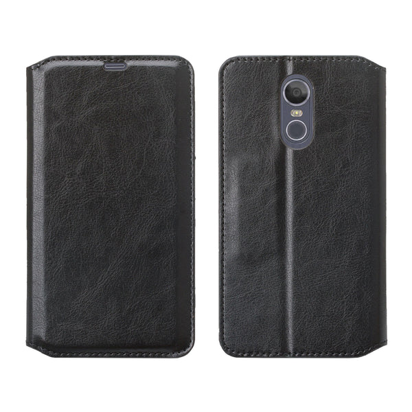 lg aristo 4 plus wallet case - black - www.coverlabusa.com
